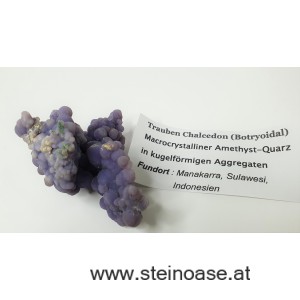 Trauben Chalcedon / Amethyst